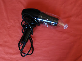 secador de cabello con pote plastico