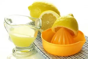 zumo de limon